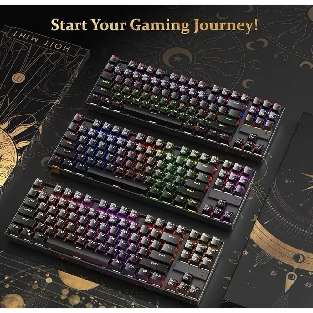 Redragon K552P Kumara RGB TKL Mechanical Gaming Keyboard Blue Switch USB